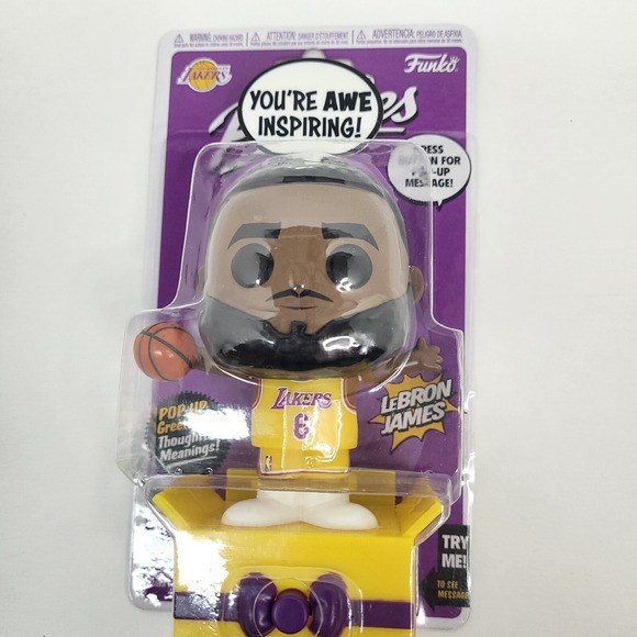 Funko Popsies LeBron James Los Angeles Lakers NBA Vinyl Figure Pop-Up Greeting - Picture 2 of 11